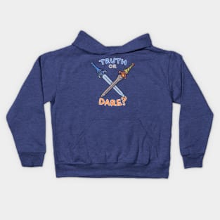 Truth or Dare (w/Text) Kids Hoodie